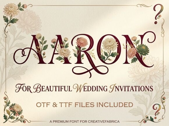 Aaron: A Display Typeface for Making a Statement