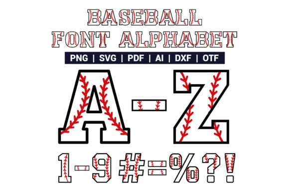 Baseball Alphabet: The Ultimate Sports Display Typeface