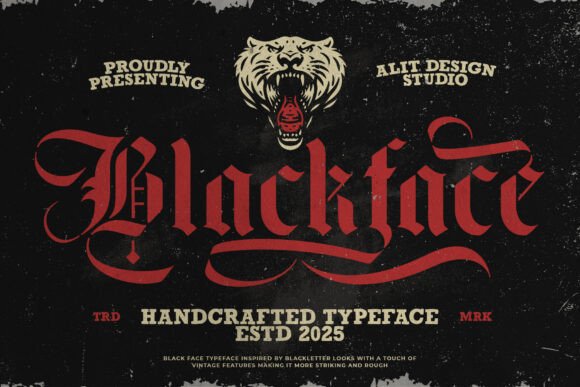 Black Face Typeface: Bold Blackletter for Modern Creators