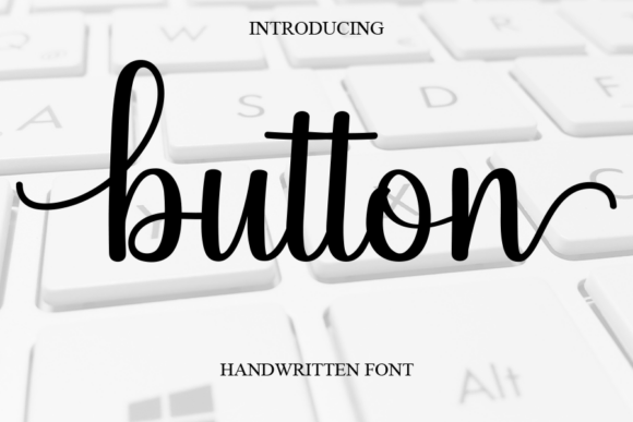 Button: A Handwritten Font That Feels Like a Warm Hug