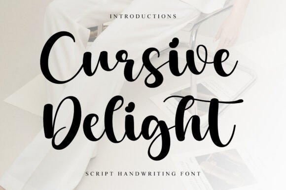 Cursive Delight: A Font for Joyful, Elegant Design