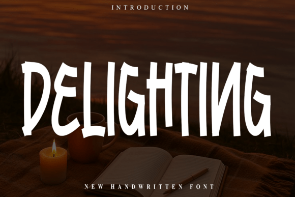 Delighting: A Modern Handwritten Script for Elegant Branding