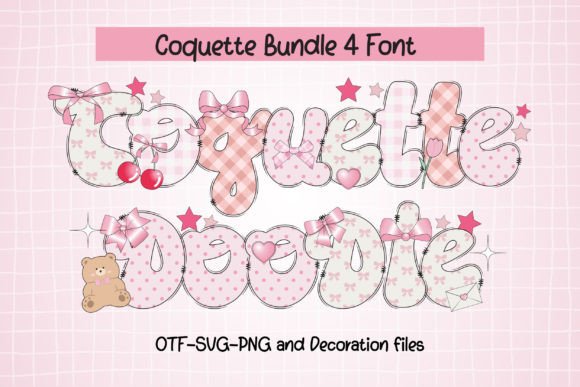 Embracing Playful Sophistication with the Coquette Doodle Font