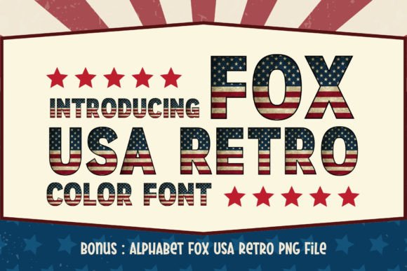 Fox Usa Retro: A Typeface with Vintage American Soul