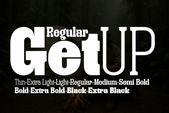 Getup Regular: The Modern Slab Serif for Confident Brands