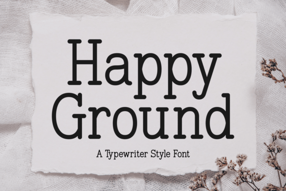 Happy Ground: A Typeface Rooted in Vintage Charm
