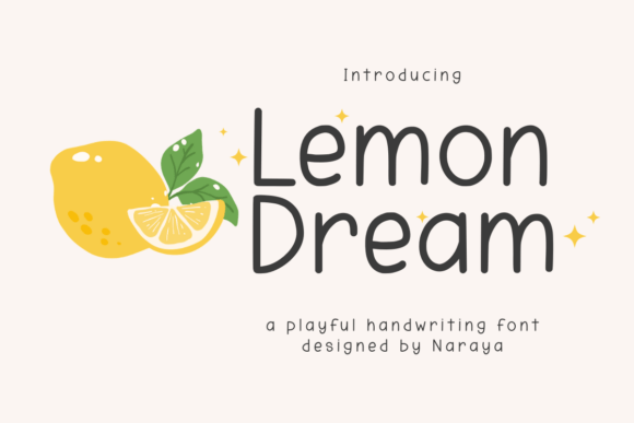 Lemon Dream: A Font for Joyful, Handmade Brands