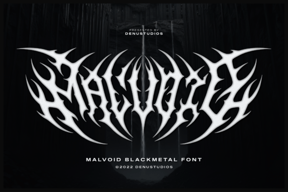 Malvoid: The Definitive Black Metal Font for Dark Design