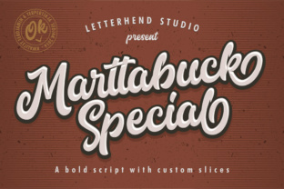 Marttabuck: The Script Font with Sharp, Custom Energy