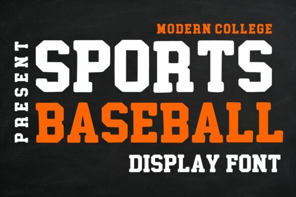 Sports Baseball: The Bold Typeface for Athletic Branding