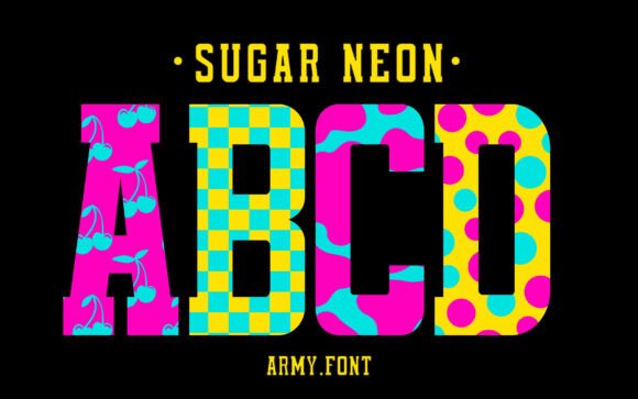 Sugar Neon OTF: Capturing Festive Joy in Typography