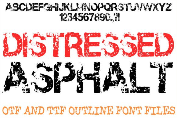 The Raw, Real Character of Distressed Asphalt