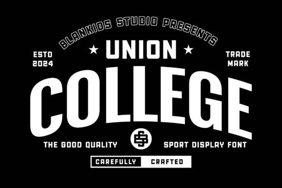 Union College: The Sporty Display Font for Bold Branding
