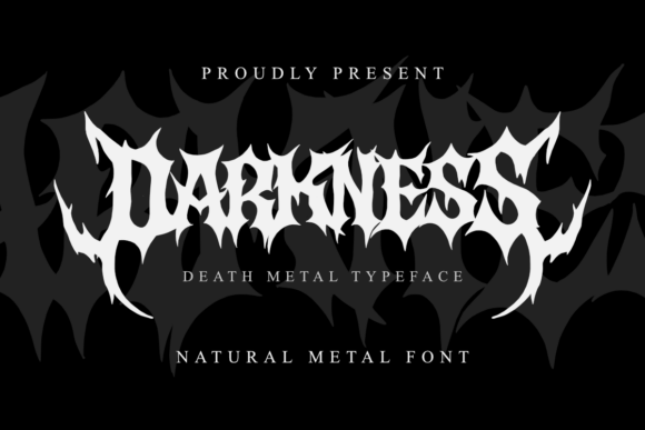 Unleash the Brutal Aesthetic of the Darkness Font