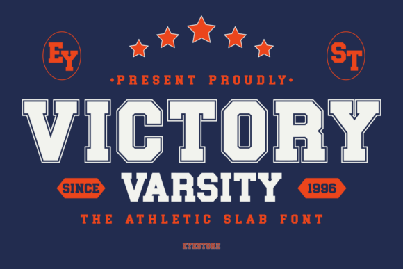 Victory Varsity: A Modern Slab Serif for Bold Branding