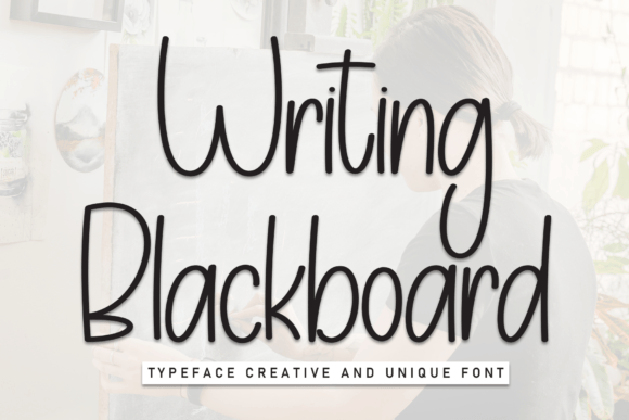 Writing Blackboard: The Handwritten Font with Everyday Charm